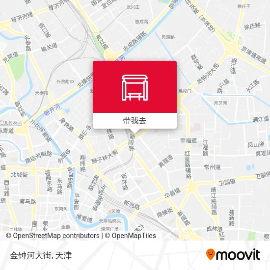 金钟河大街地图