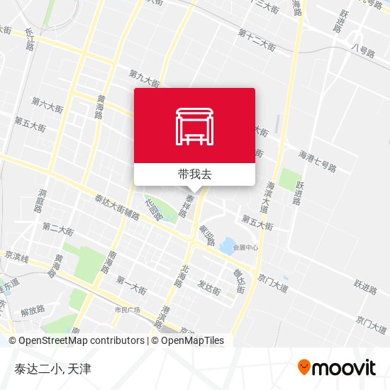 泰达二小地图
