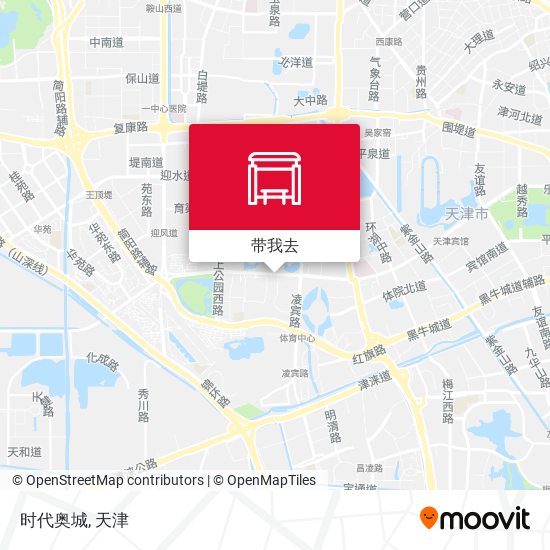 时代奥城地图