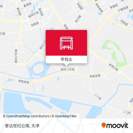 赛达世纪公寓地图