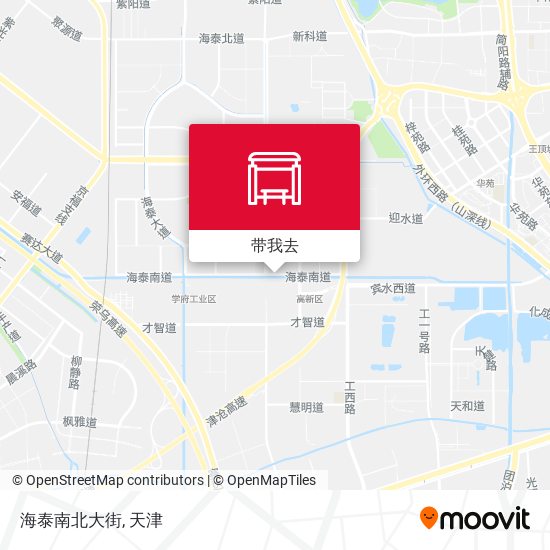 海泰南北大街地图
