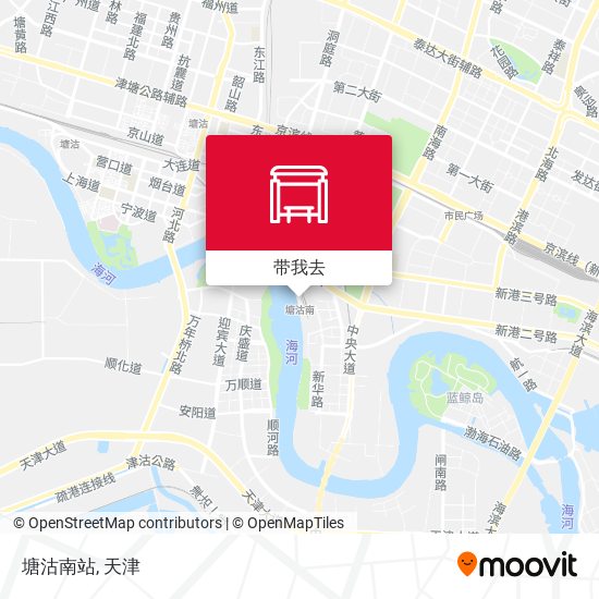 塘沽南站地图