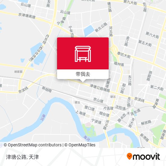 津塘公路地图