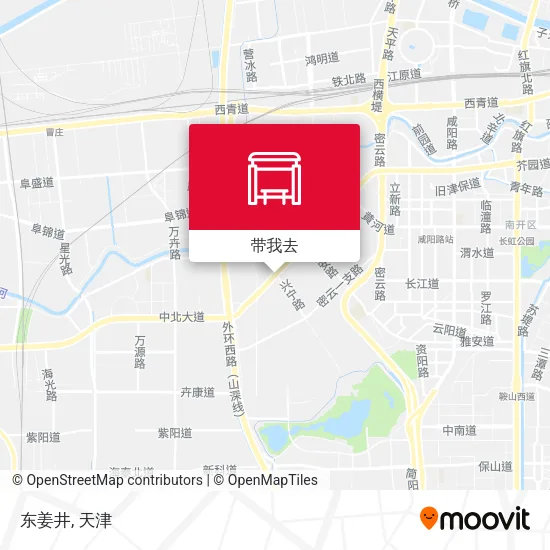 东姜井地图
