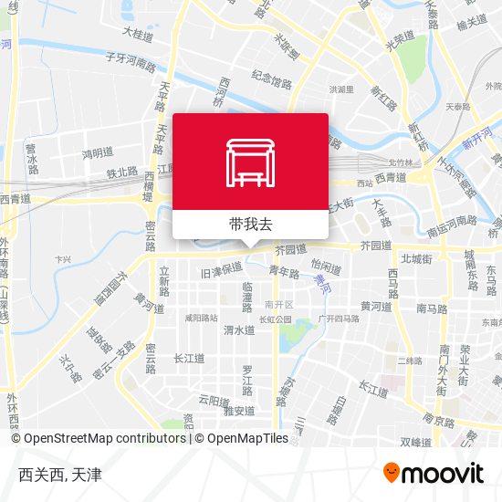 西关西地图