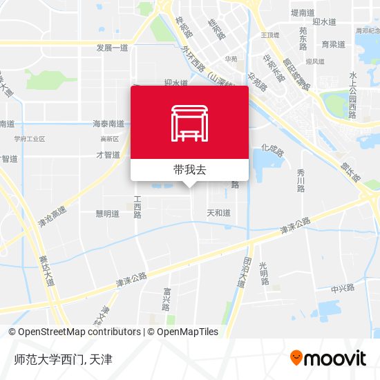 师范大学西门地图