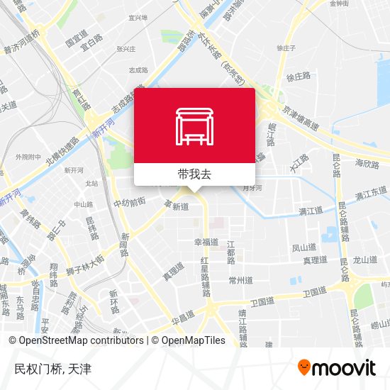 民权门桥地图