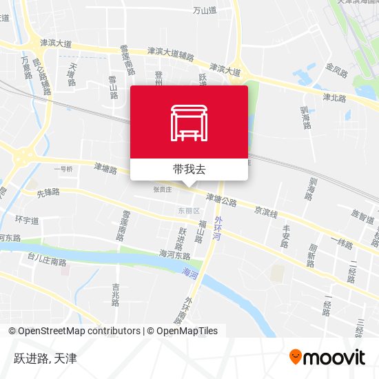 跃进路地图