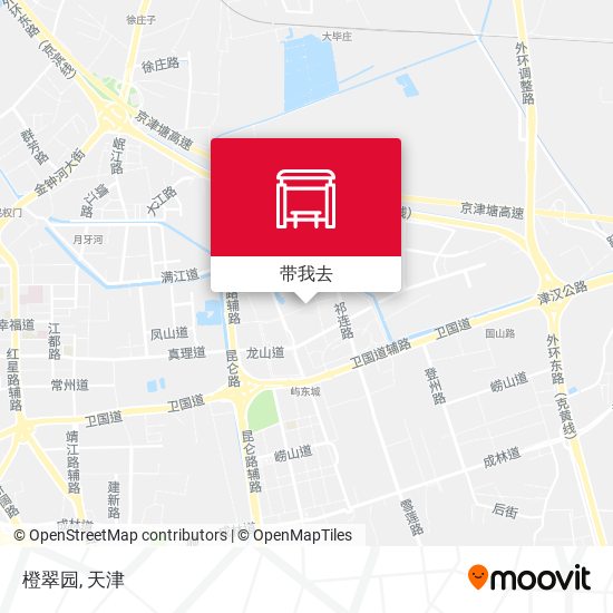 橙翠园地图