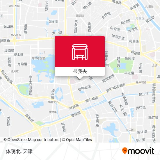 体院北地图