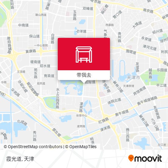 霞光道地图