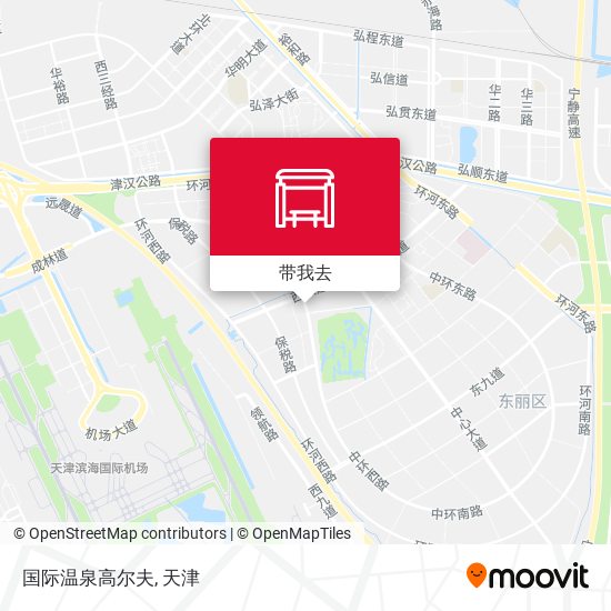 国际温泉高尔夫地图
