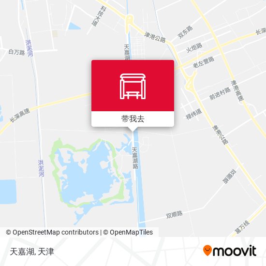 天嘉湖地图