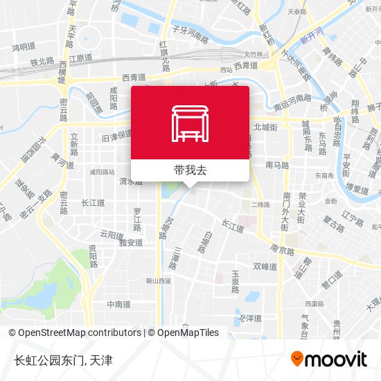 长虹公园东门地图