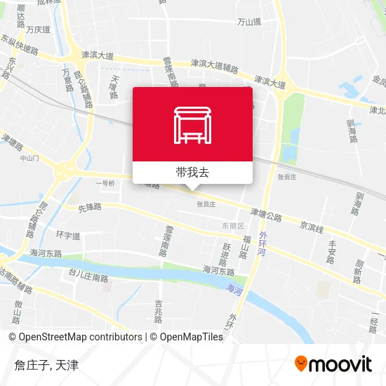 詹庄子地图