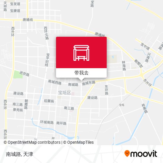 南城路地图