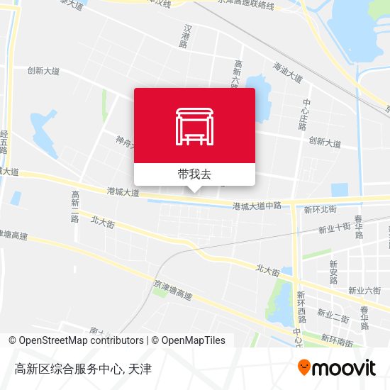 高新区综合服务中心地图