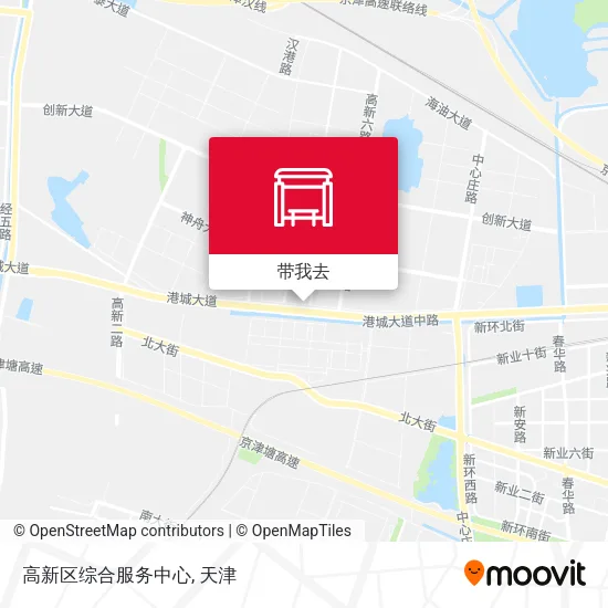 高新区综合服务中心地图