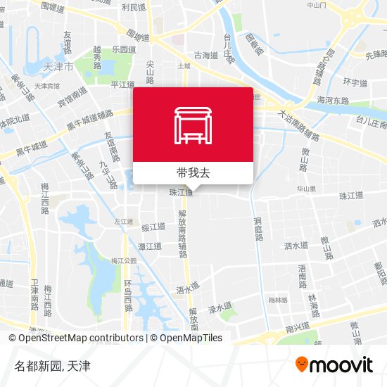 名都新园地图