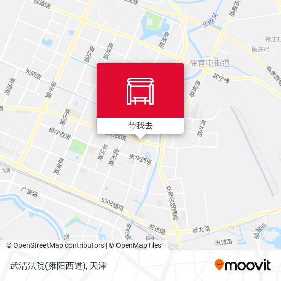 武清法院(雍阳西道)地图
