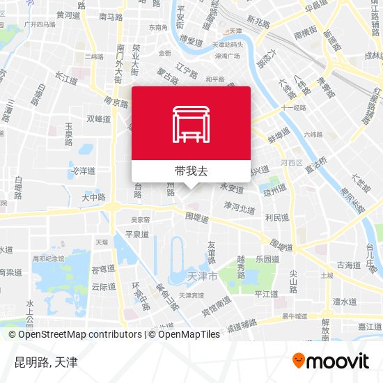 昆明路地图