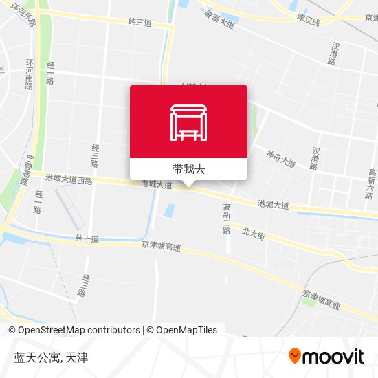 蓝天公寓地图