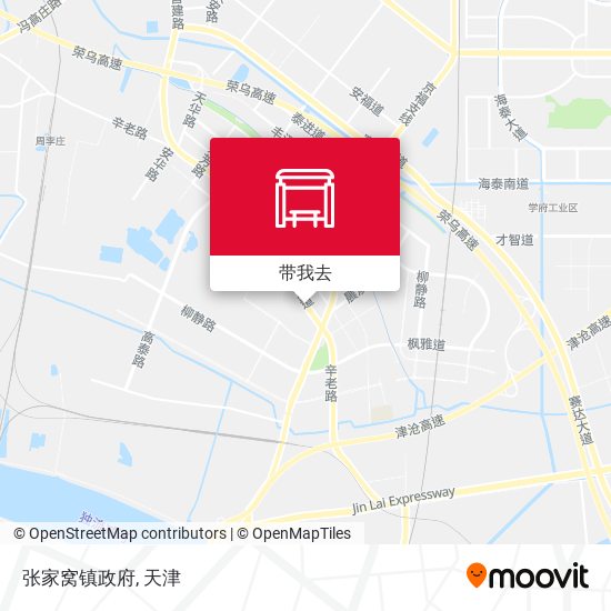 张家窝镇政府地图
