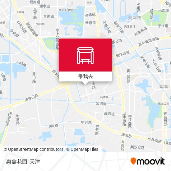 惠鑫花园地图