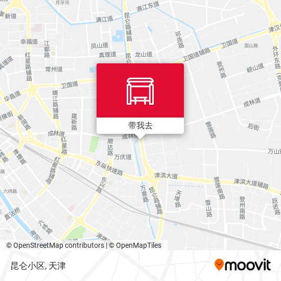 昆仑小区地图