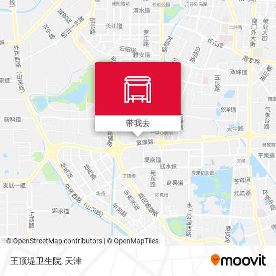 王顶堤卫生院地图