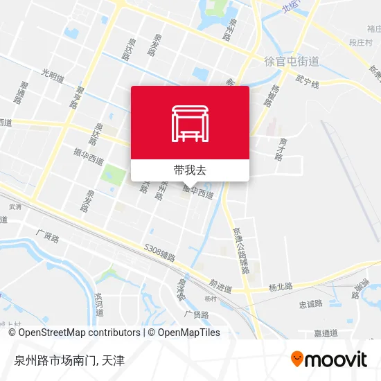 泉州路市场南门地图
