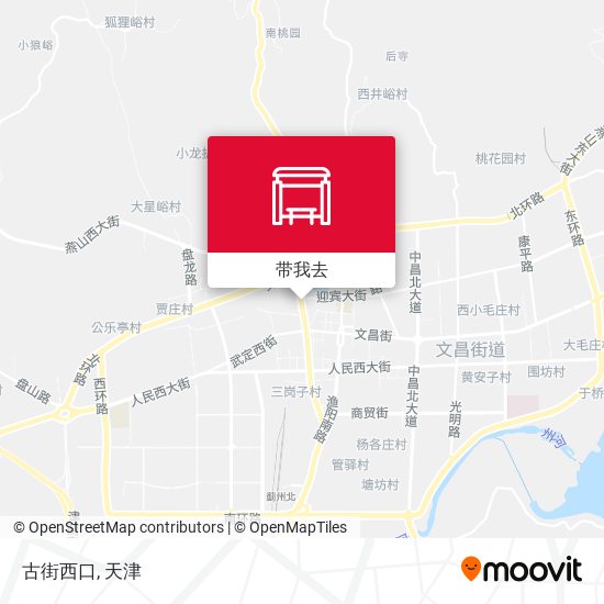 古街西口地图