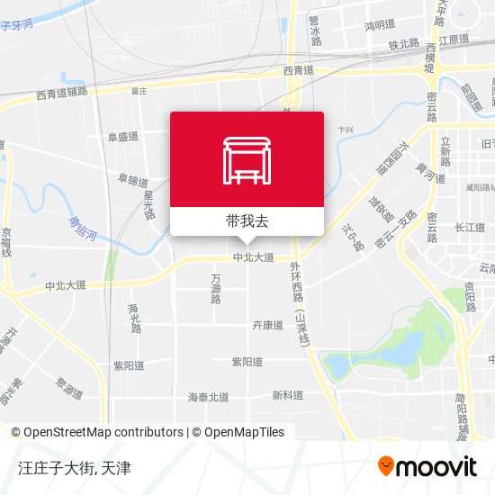 汪庄子大街地图