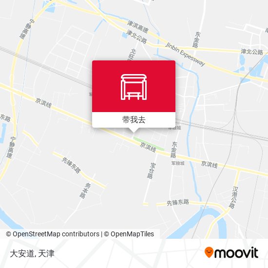 大安道地图