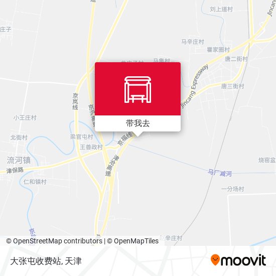 大张屯收费站地图