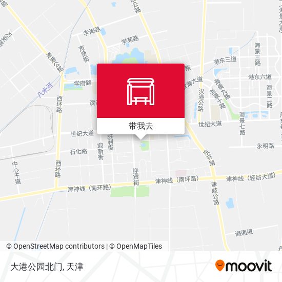 大港公园北门地图