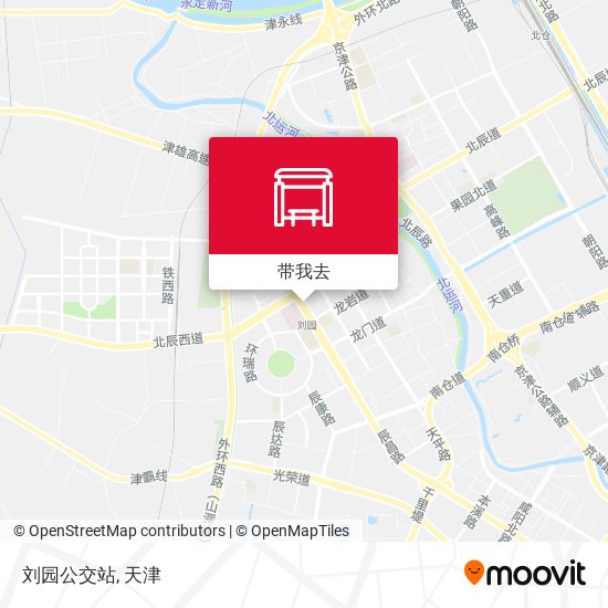 刘园公交站地图