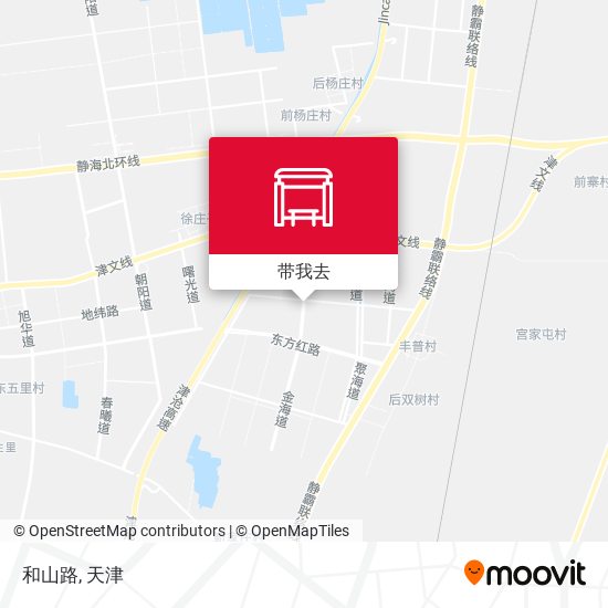 和山路地图