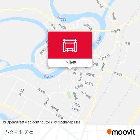 芦台三小地图