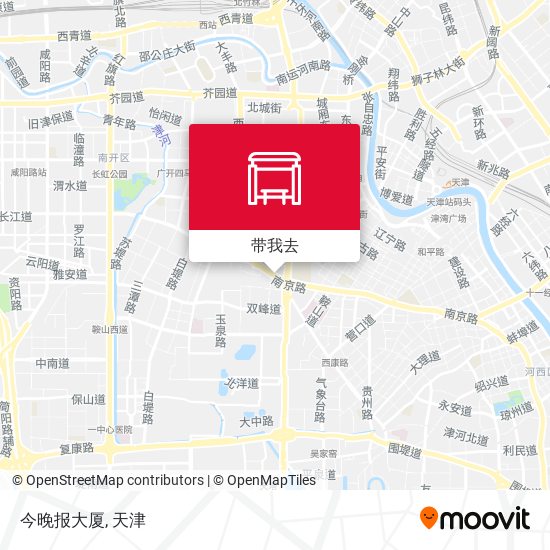 今晚报大厦地图