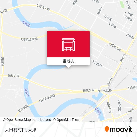大田村村口地图