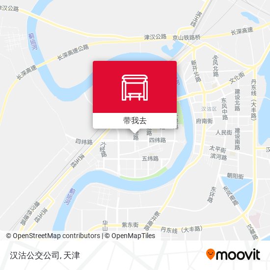 汉沽公交公司地图