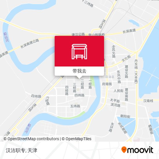 汉沽职专地图