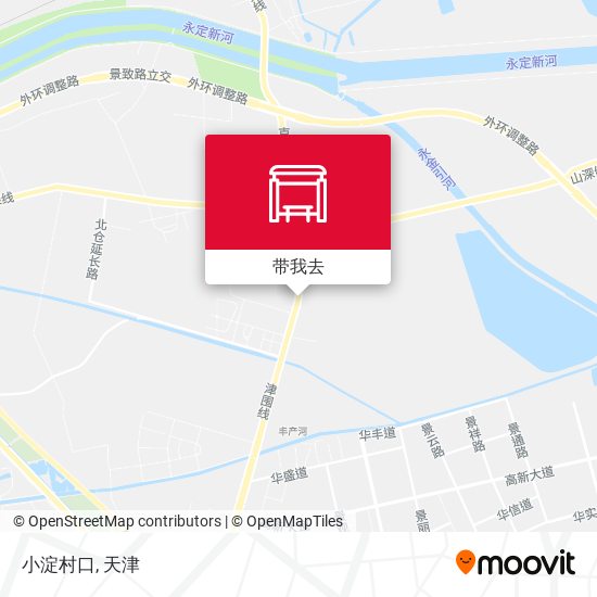 小淀村口地图