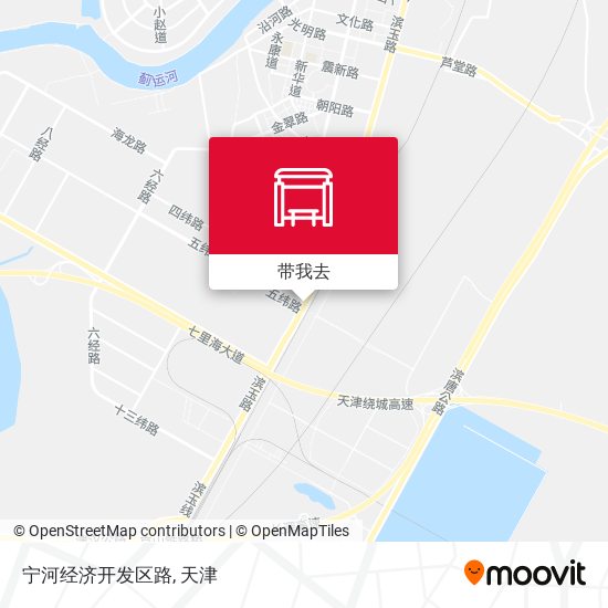 宁河经济开发区路地图