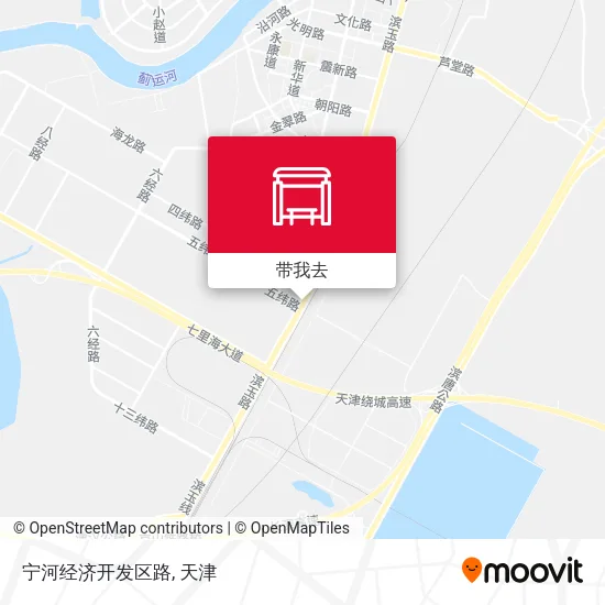 宁河经济开发区路地图