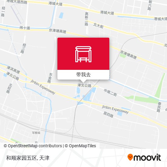 和顺家园五区地图