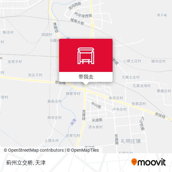 蓟州立交桥地图
