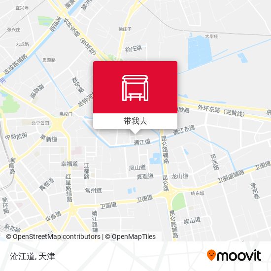 沧江道地图