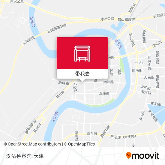 汉沽检察院地图